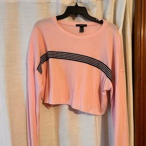 Large forever 21 crop long sleeve